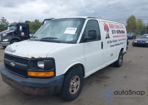 2008 Chevrolet Express Work Van из США, поврежденный, VIN 1GCFG15X481190344
